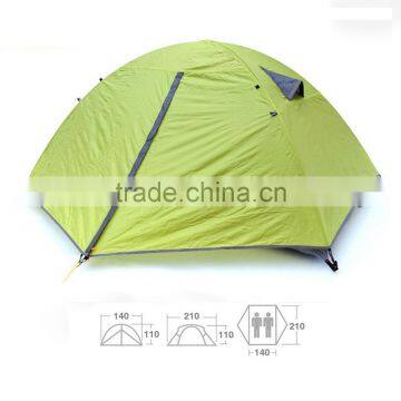 Portable Climbing Camping Hiking Season Use Colorful Waterproof Double Layer 2 Person Lovers Folding Beach Tent photo-3