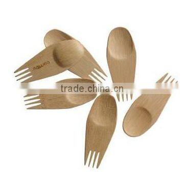 2016 Mini Bamboo Fork and Spoon