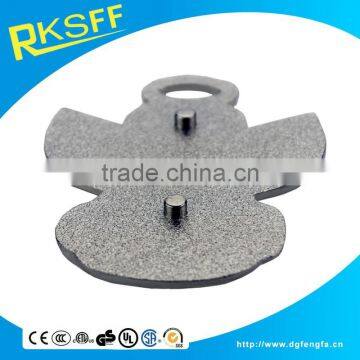 Rivet Angel Shape Metal Logo With Zinc Alloy photo-6
