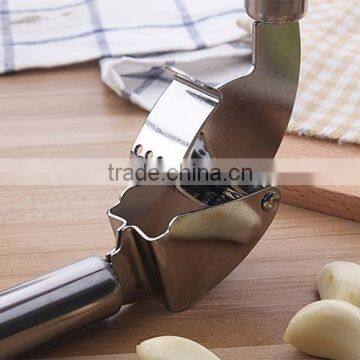 Cheap Home Stainless Steel 430 Stainless Steel Garlic Press Commercial Garlic Press Peeler photo-5
