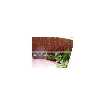 Natural Dark Brown Willow Fence photo-5