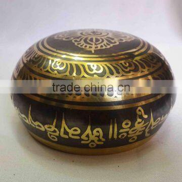 Best Selling Symbolic Colored Tibetan Healing Meditation Singing Bowl photo-4