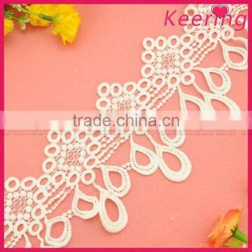 white embroidery lace fabric for sale WLC-287