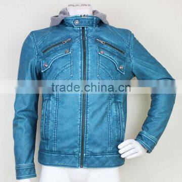 Jean Jacket With Hoodie For Men