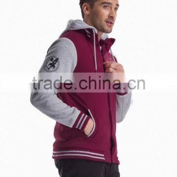 High Quality Supplier Wholesale Cotton Fleece Fashion Plain Zipper Gym Custom Printed Hoodies photo-3