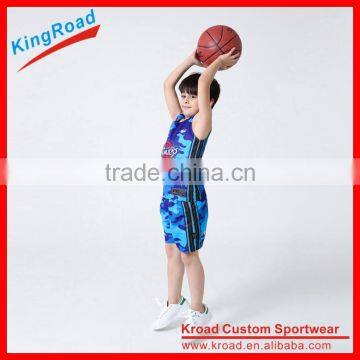 Kids Wholesale Reversible Basketball Uniforms With Oem Logos photo-2