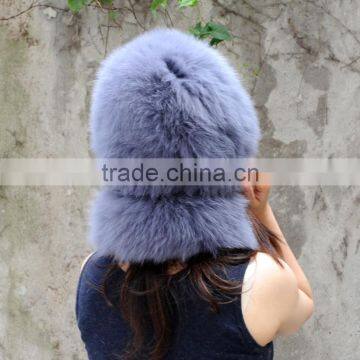 CX-C-01E Fashion China Supplier Winter Fox Fur Hat And Ring Scarf Set photo-6