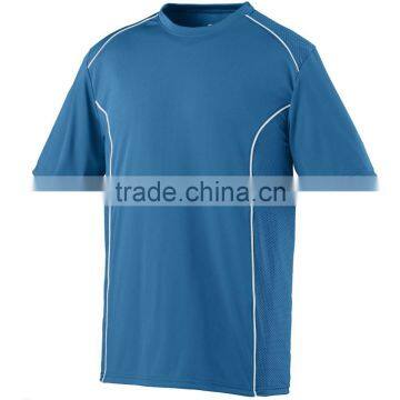 Youth Winning Streak Crew Jersey 100% Polyester Wicking Smooth Knit Customize Contrast Color Piping On Shoulder Mens Tee photo-6