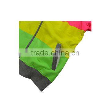 Spring High Quality Women's Casual Colour Bar Cotton Jacket photo-5