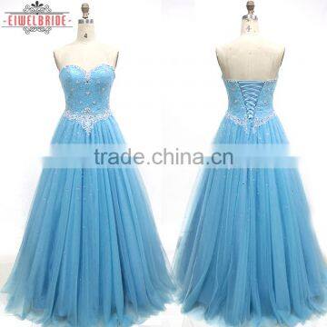 China Oem Supply Sweetheart Beaded A line Wedding Dress