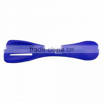 USA Made 4-in-1 Kitchen Spatula - Features a Spoon, Slotted Spoon, Turner and Serrated Edge and Comes With Your Logo. photo-4