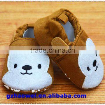 Cheap Monkey Face Embroidered Baby Booties photo-5