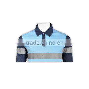 IS09001/BSCI Factory High Visibility Reflective Safety Polo Shirt photo-4