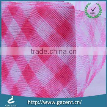 Charming Hat Making Checked Mesh Horsehair Braid photo-4