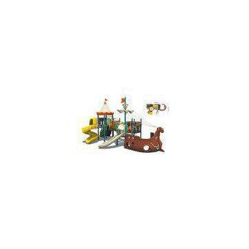 Amusement Park Timber Wooden Train Playground Recreation Equipment