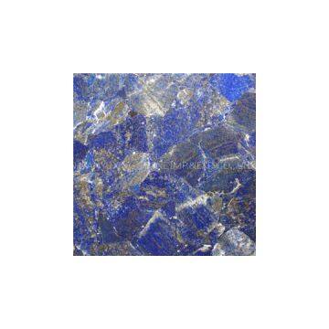 Lapis Lazuli Overlay Gemstone Slab