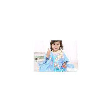 Animal Hooded Poncho Towels For Children Cotton / Polyester Material