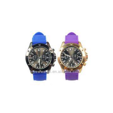 Geneva Quartz Silicone Watch