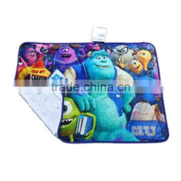 Customized Photo digital printing polar fleece blanket, Anti pilling Micro fiber throw blanket