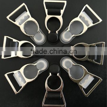 20mm 2017 Dubaa Trading Inc Sexy Lingeries Accessories Silver Garter Metal Suspender Clip NEW Style