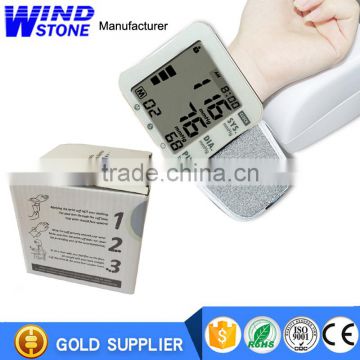 Medical Professional Wrist Blood Pressure Monitor Higher Accuracy CE ROHS Certified