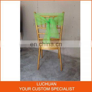 New Arrival Cheap Wedding Decorative High Quality Aqua Chair Sashes photo-2