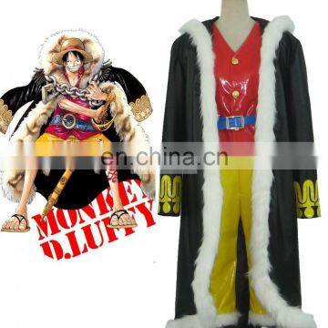 Rose team-One Piece Monkey.D.Luffy The New World Captain Anime Sexy Halloween Carnival Costume