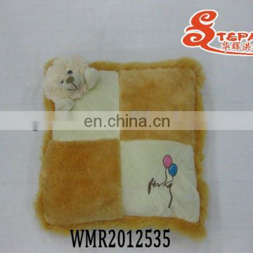 WMR2012-535 Winnie Head Square Children Plush Toy Cushion