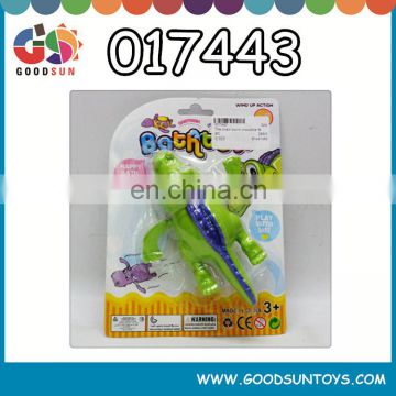 Promotional wind up toy crocodile for bath