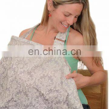 100% Cotton Breathable Breastfeeding Nursing Cover photo-2