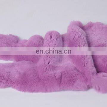 100% Natural Rex Rabbit Fur Skin Dyed Rex Rabbit Fur Pelt From China photo-3