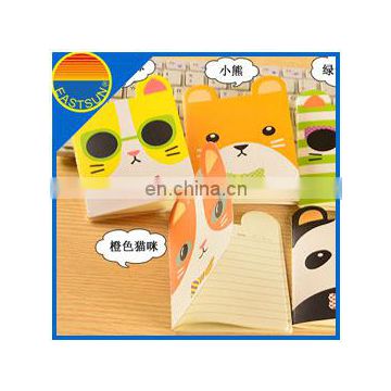 Cartoon low MOQ fancy hard cover notebook