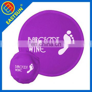 Promotional Custom Design Nylon Folding Frisbee , 190T foldable frisbee