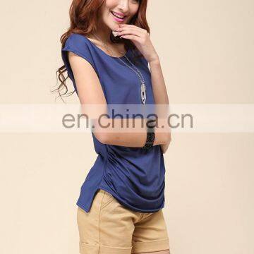 Trade Assurance Yihao Fashion Leisure T-shirts Wholesale 2015 Women Short t Shirt photo-3