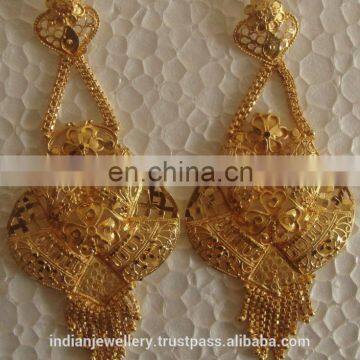 Gold plated jewelry earrings Manufacturer, Gold plated jewellery earrings Exporter