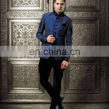 Indian Bollywood Indo Western Mens Sherwani wedding dress Jacket Blazer Bridal Wear