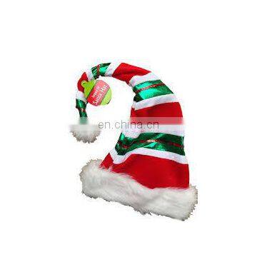 Christmas hats - Purple and white Color Christmas Santa Hat