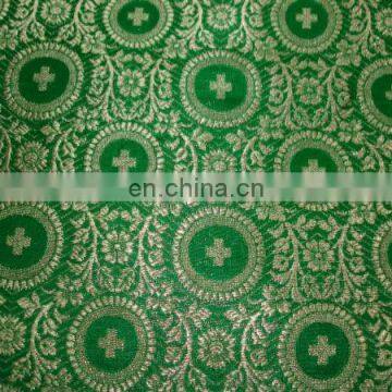 handmade satin brocade fabric for byzantine priest vestments