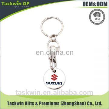 20% off in stock shopping cart coin keychain, shopping trolly coin