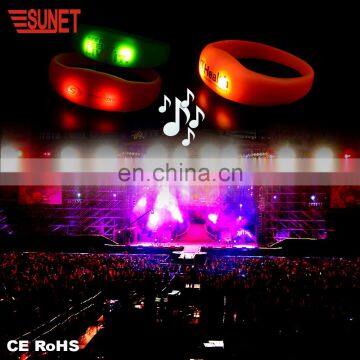 2018 Innovative Products For Import Motion Activated Full Silicone Material Not Easy To Destroy Bracelet Shenzhen Flashlight