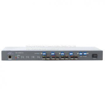 active 4 Channel CWDM MUX DEMUX CWDM multiplexer with management