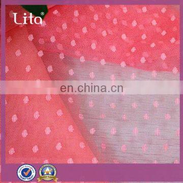 100%polyester children dress dot fabric