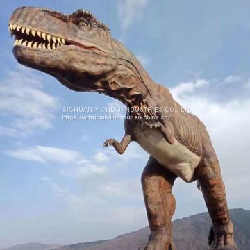 Man-made artificial Animatronic dinosaur costume