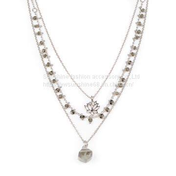 2019 New Fashion Style Pendant Necklaces Jewelry N06-22273 ，2019 New Style Alloy Pendant Necklace, Alloy Gold Pendant Necklaces, Pendant Necklaces Jewelry photo-3