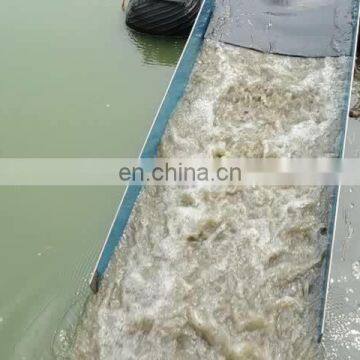 Gold dredge with nozzle air compressor alaska