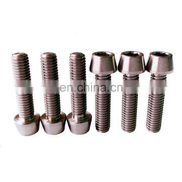 High quality gr5 m20x1.5 titanium wheel cap screws/nut/bolt