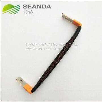 Custom Acceptable Flexible Weave Copper Busbar With Nickle Plated for Battery Pack photo-2