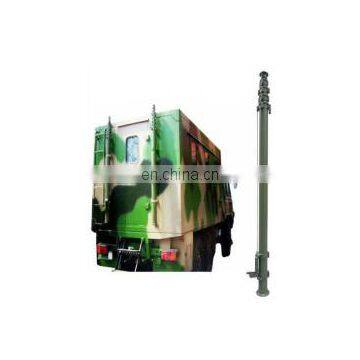 Vehicle 9m Military Crank up Manual Mast Pole With Rotation 360 Degree photo-4