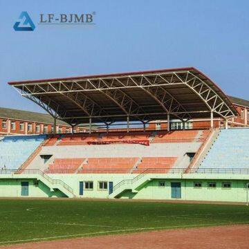 Prefabricated Steel Structure Stadium Bleachers Cover School Bleacher Canopy Roof