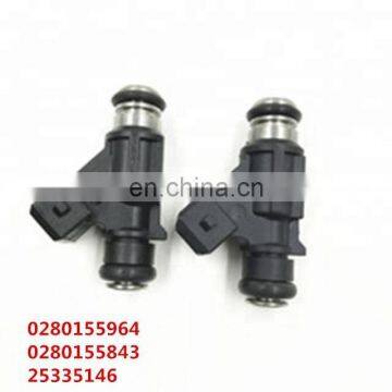 Finely processed Car Fuel Injector OEM 0280155964 0280155843 25335146 Nozzle